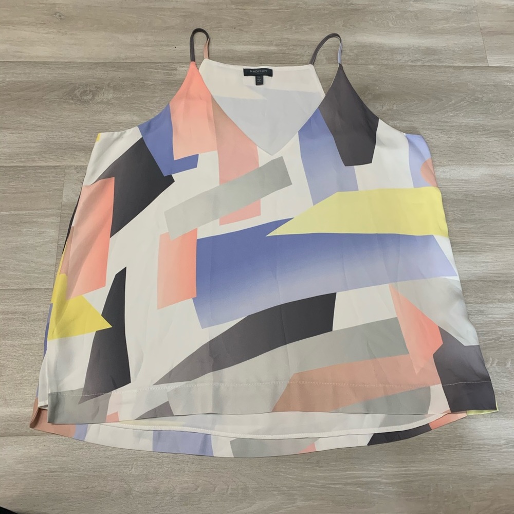 HOST PICK!!!Madison Abstract Tank Top Blouse Large L